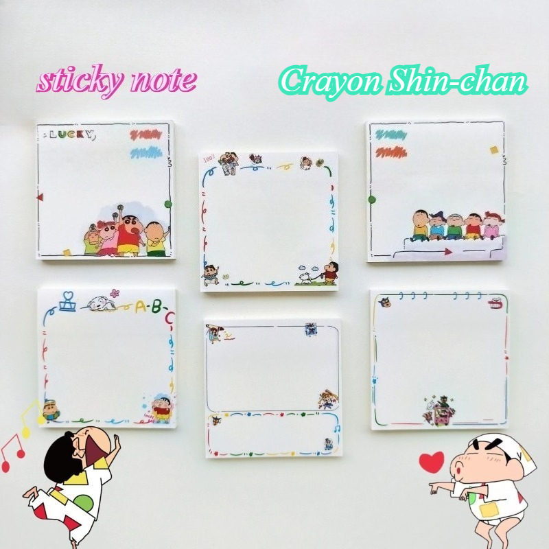 Stationery Books - 짱구는 못말려 만화 캐릭터가 그려진 귀여운