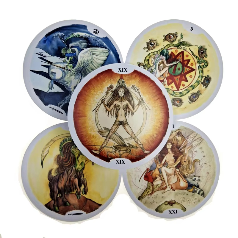 새로운 스타일의 생명의 원 타로 카드 PDF 가이드 덱 - Tarot Deck With Guidebook 리뷰 및 가격