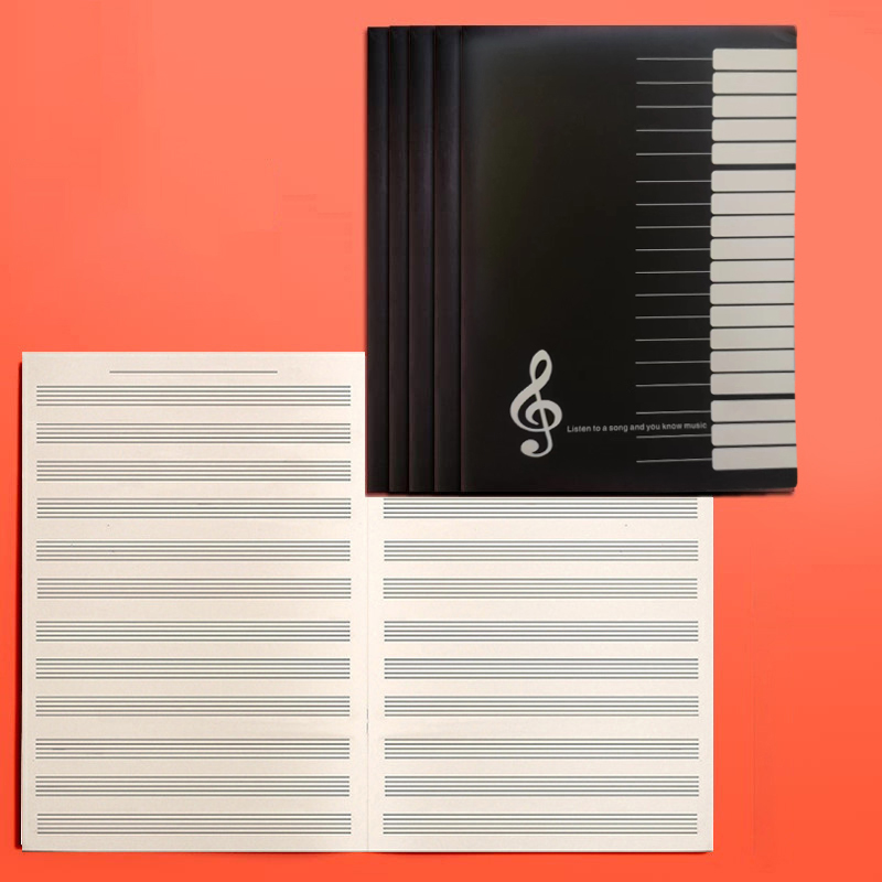 18장 음악 연습 노트 범용 피아노 바이올린 5줄 노트 - Blank Sheet Music Notebook 리뷰 및 가격