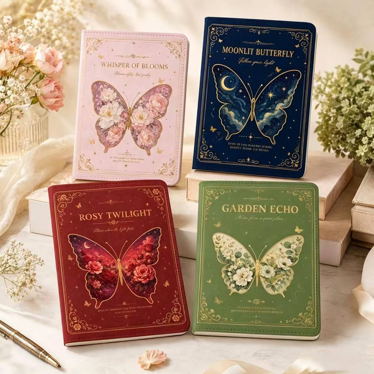빈티지 나비 가죽 노트, 4가지 색상의 소프트 커버 저 - Vintage Leather Journal Notebook 리뷰 및 가격