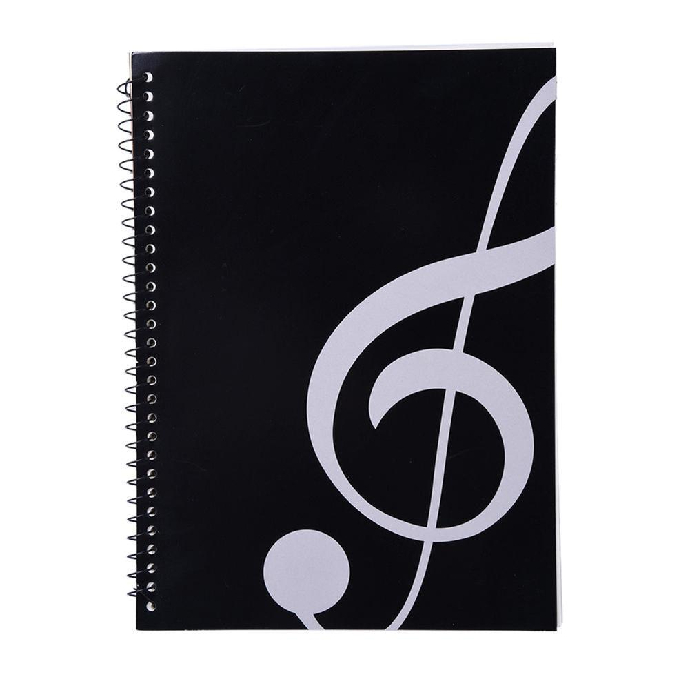 50 페이지 음악 악보 나선형 노트 오선 직원 원고 종 - Blank Sheet Music Notebook 리뷰 및 가격