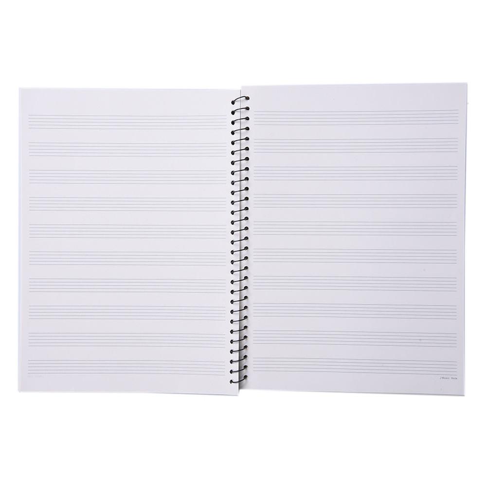 50 페이지 음악 악보 나선형 노트 오선 직원 원고 종 - Blank Sheet Music Notebook 리뷰 및 가격