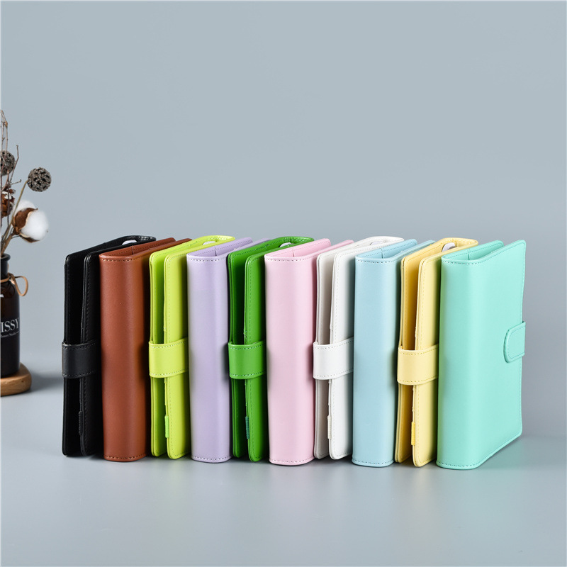 A6/A5 마카롱 컬러 PU 가죽 DIY 바인더 노트  - Vintage Leather Journal Notebook 리뷰 및 가격